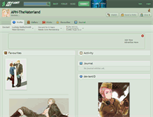 Tablet Screenshot of aph-thevaterland.deviantart.com