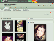 Tablet Screenshot of hiddenbeyondshadows.deviantart.com