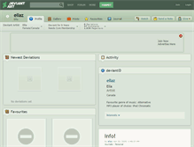 Tablet Screenshot of ellaz.deviantart.com