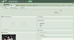 Desktop Screenshot of devshock.deviantart.com