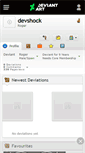 Mobile Screenshot of devshock.deviantart.com