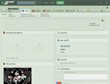 Tablet Screenshot of devshock.deviantart.com