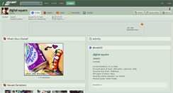 Desktop Screenshot of digital-square.deviantart.com