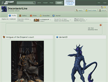 Tablet Screenshot of draconianartline.deviantart.com
