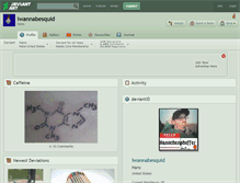 Tablet Screenshot of iwannabesquid.deviantart.com