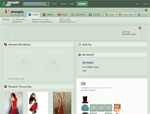 Tablet Screenshot of dressplz.deviantart.com