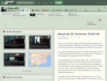 Tablet Screenshot of crow-453.deviantart.com