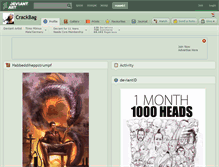 Tablet Screenshot of crackbag.deviantart.com