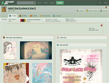 Tablet Screenshot of indecenceofinnocence.deviantart.com