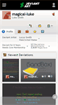 Mobile Screenshot of magical-luke.deviantart.com