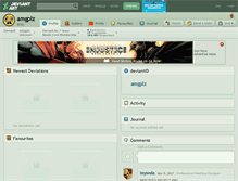 Tablet Screenshot of amgplz.deviantart.com