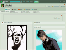 Tablet Screenshot of kyleb-2k8.deviantart.com