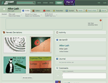 Tablet Screenshot of mike-lash.deviantart.com