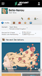 Mobile Screenshot of belle-nanou.deviantart.com