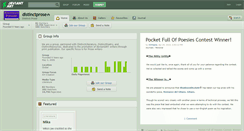 Desktop Screenshot of distinctprose.deviantart.com