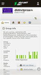 Mobile Screenshot of distinctprose.deviantart.com