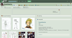 Desktop Screenshot of dreamheartxo.deviantart.com