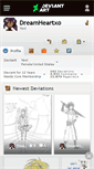 Mobile Screenshot of dreamheartxo.deviantart.com