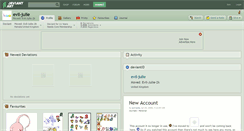 Desktop Screenshot of evil-julie.deviantart.com