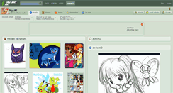 Desktop Screenshot of myuki.deviantart.com