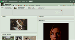 Desktop Screenshot of canis-lupess.deviantart.com