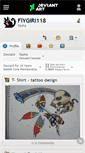 Mobile Screenshot of flygirl118.deviantart.com