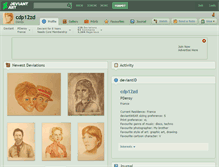 Tablet Screenshot of cdp12zd.deviantart.com