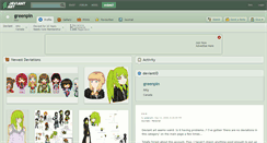 Desktop Screenshot of greenpin.deviantart.com