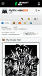Mobile Screenshot of mystic-man.deviantart.com
