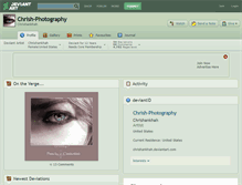 Tablet Screenshot of chrish-photography.deviantart.com