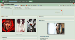 Desktop Screenshot of elizzabethjames.deviantart.com