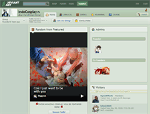 Tablet Screenshot of indocosplay.deviantart.com