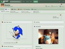 Tablet Screenshot of davyrox.deviantart.com