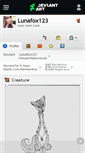 Mobile Screenshot of lunafox123.deviantart.com