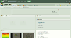 Desktop Screenshot of miz-pop-tard.deviantart.com