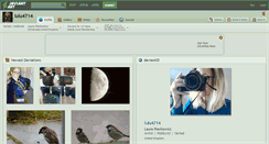 Desktop Screenshot of lulu4714.deviantart.com