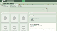 Desktop Screenshot of josephcole2002fafafa.deviantart.com