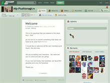 Tablet Screenshot of mlp-plushismagic.deviantart.com