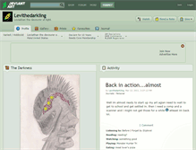 Tablet Screenshot of levithedarkling.deviantart.com