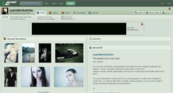 Desktop Screenshot of cyanideindustries.deviantart.com