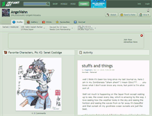Tablet Screenshot of angelvahn.deviantart.com