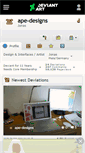 Mobile Screenshot of ape-designs.deviantart.com