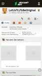 Mobile Screenshot of letustrytobeoriginal.deviantart.com