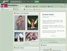 Tablet Screenshot of emo-desire.deviantart.com