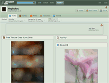 Tablet Screenshot of mephotos.deviantart.com