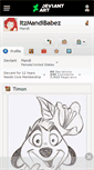 Mobile Screenshot of itzmandibabez.deviantart.com
