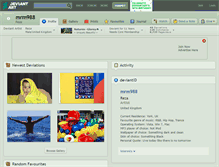 Tablet Screenshot of mrm988.deviantart.com