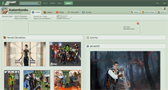 Desktop Screenshot of kustomkomiks.deviantart.com