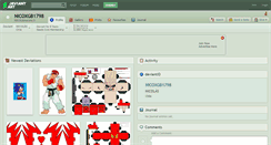 Desktop Screenshot of nicoxgb1798.deviantart.com