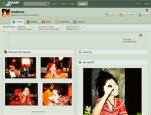 Tablet Screenshot of matavee.deviantart.com